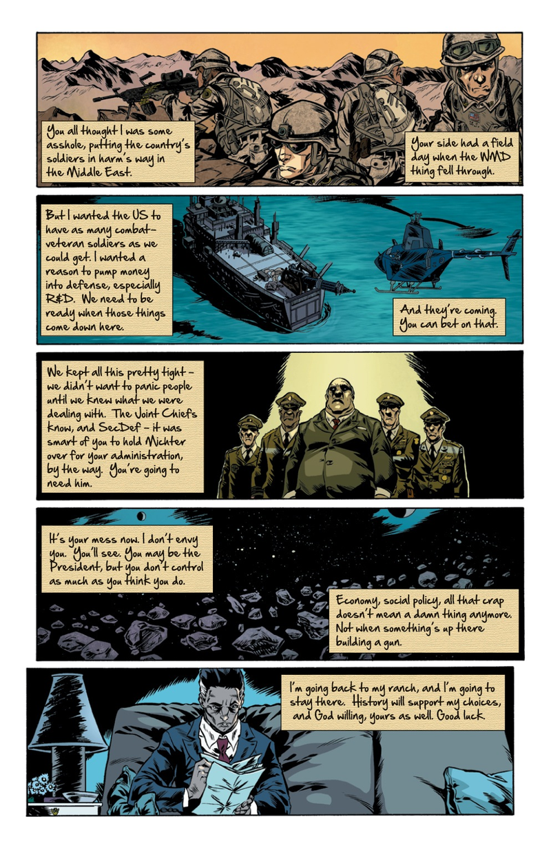 Illustration for article titled Read the first issue of Letter 44, the comic everyone's raving about